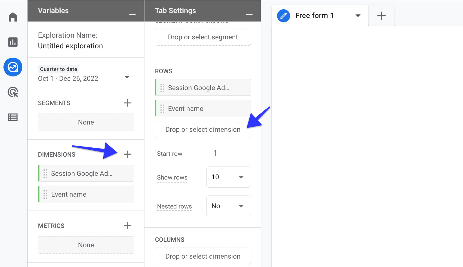 Add dimensions to your report