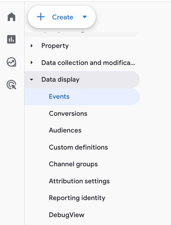 Data Display - GA4