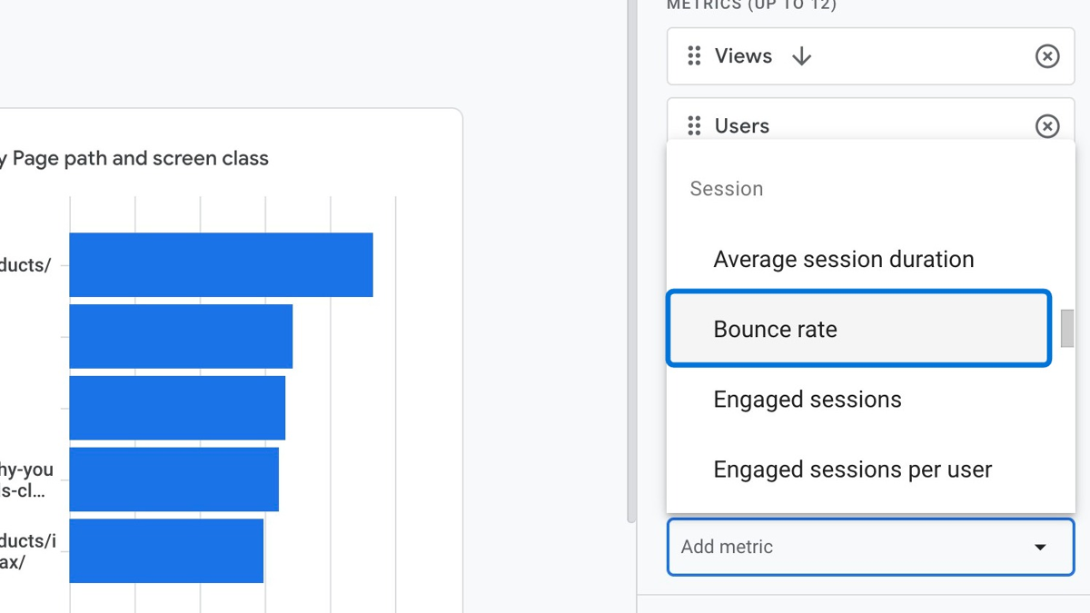 Bounce rate