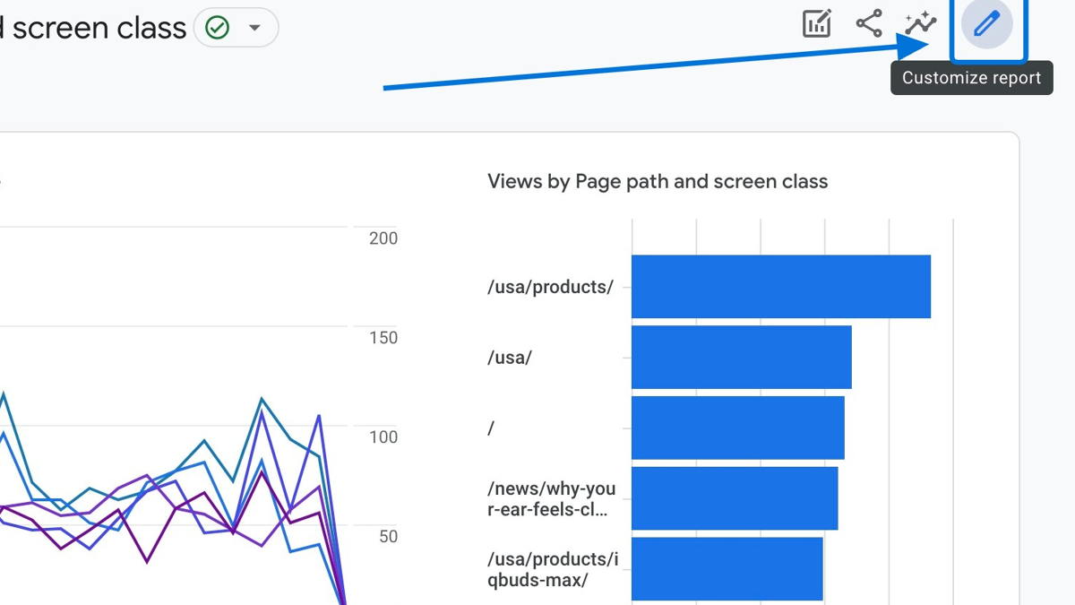 Customize report