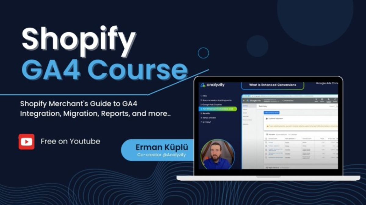 GA4 Course for Shopify Merchants