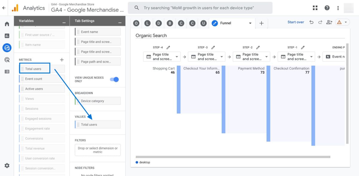 Organic Search Report - Path Exploration