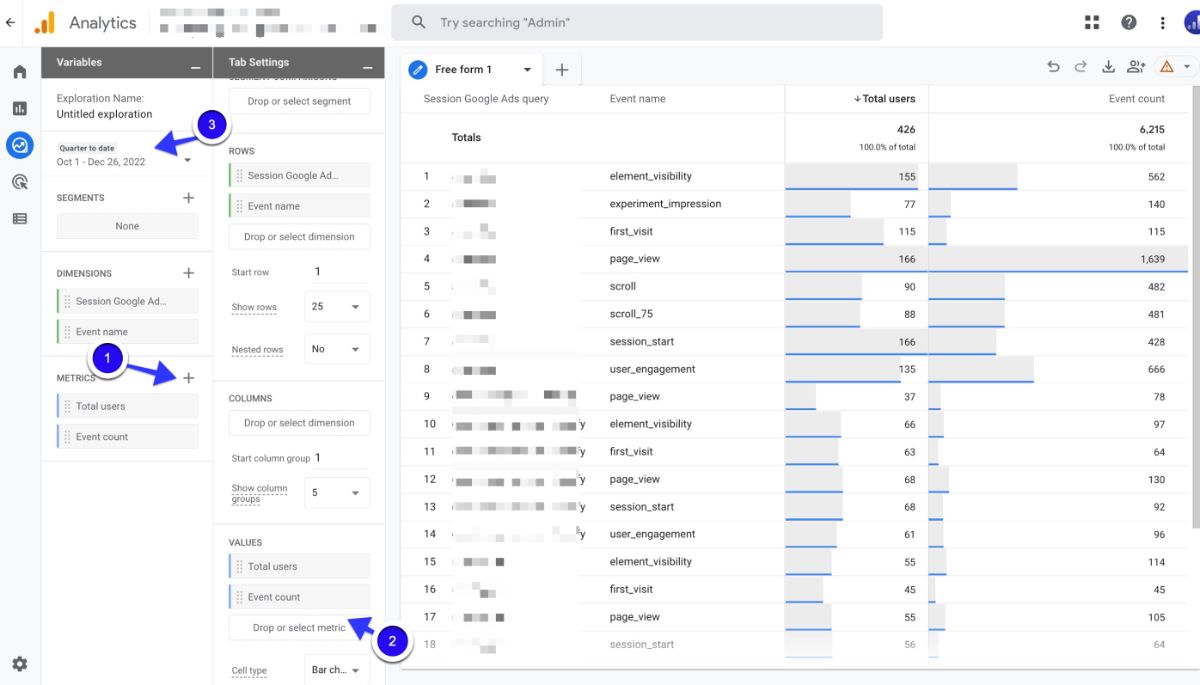 Search Terms Report in GA4