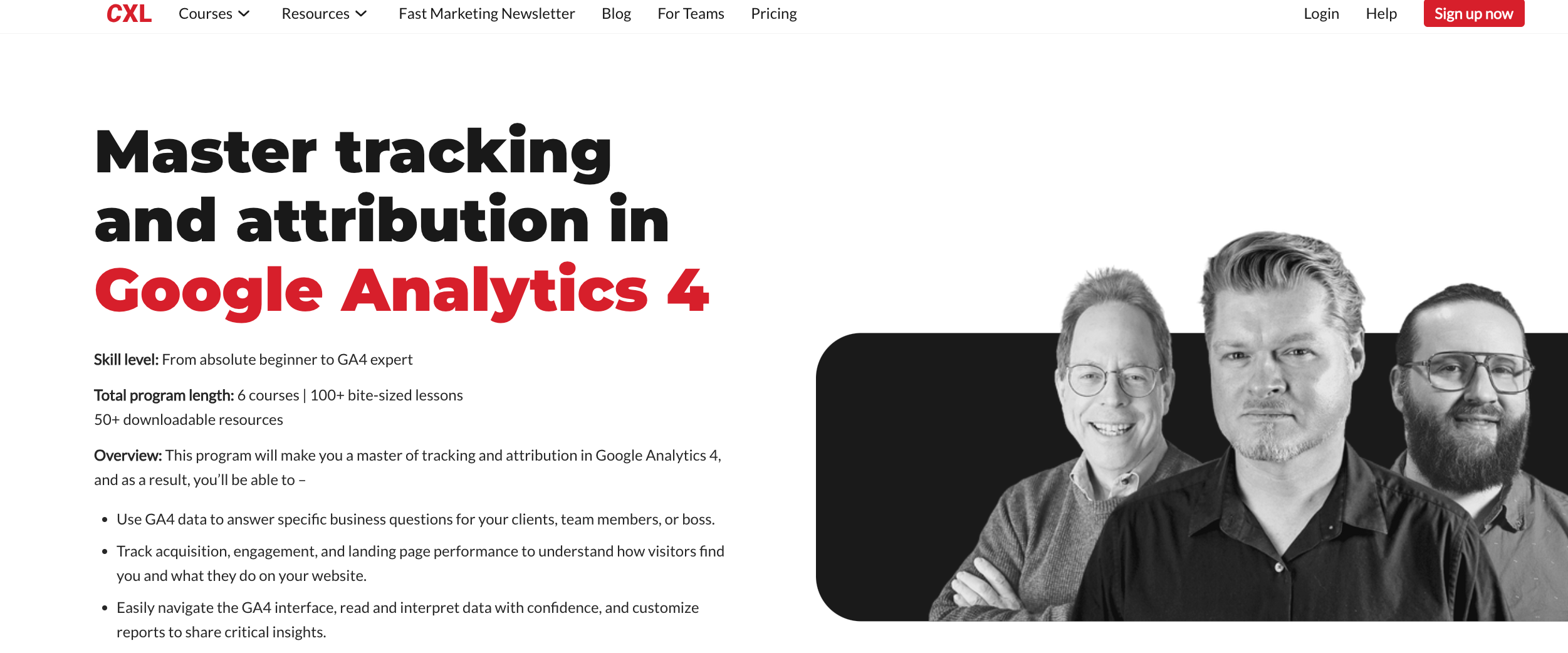 Master Google Analytics 4 [CXL]