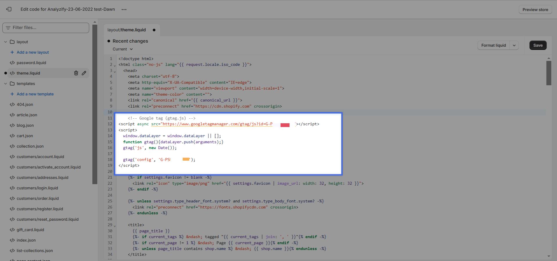 3. Open Your Website's Source Code