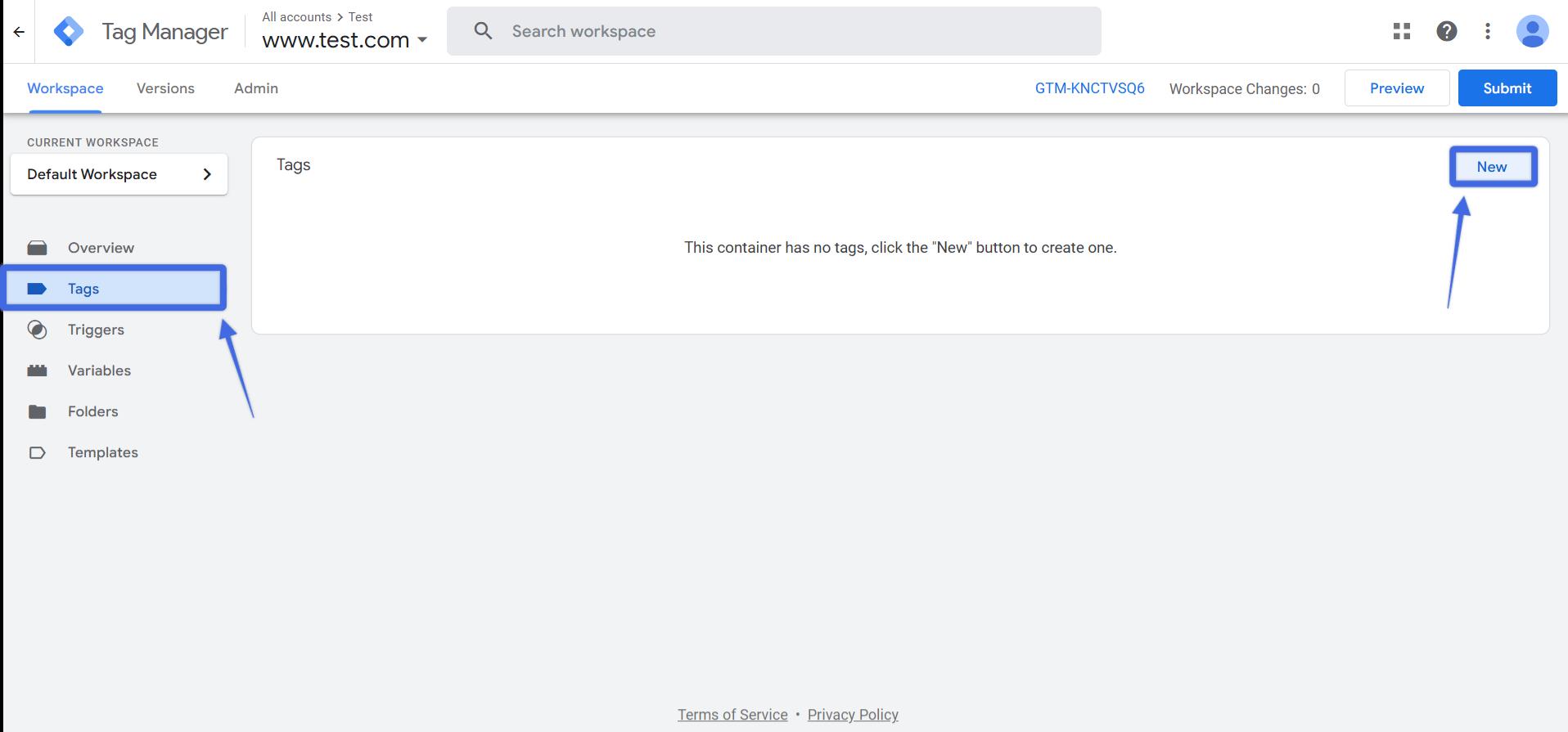 1. Access Your GTM Container and Create a New Tag