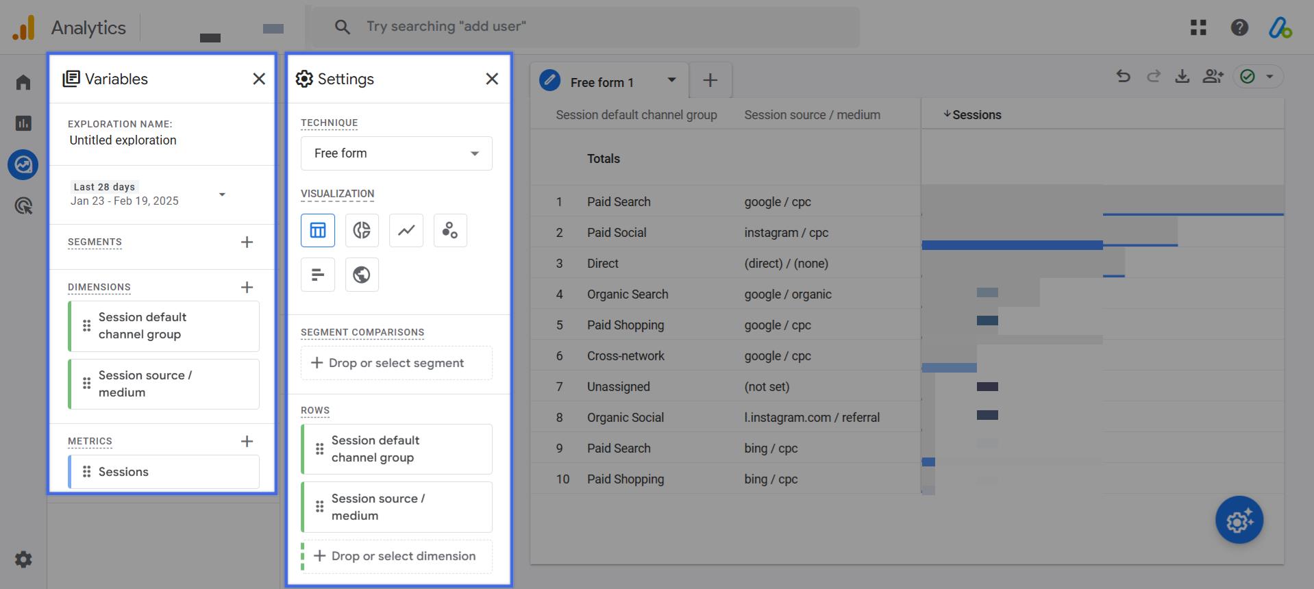 Add Dimensions & Metrics