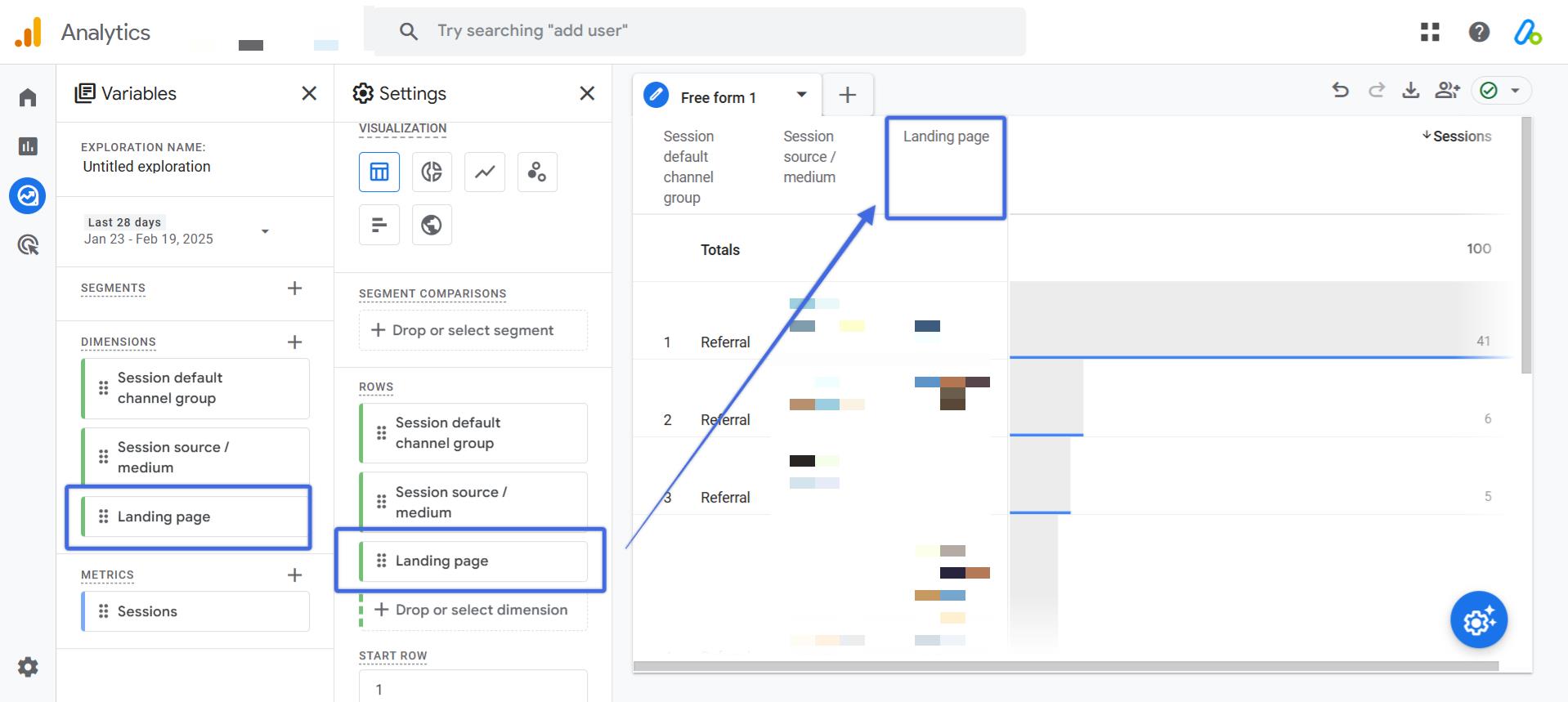 Customize the Data View