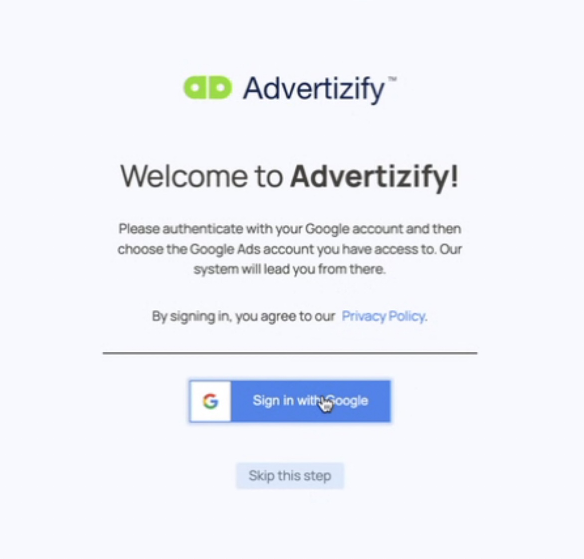Authenticate with your Google Account (oAuth2)
