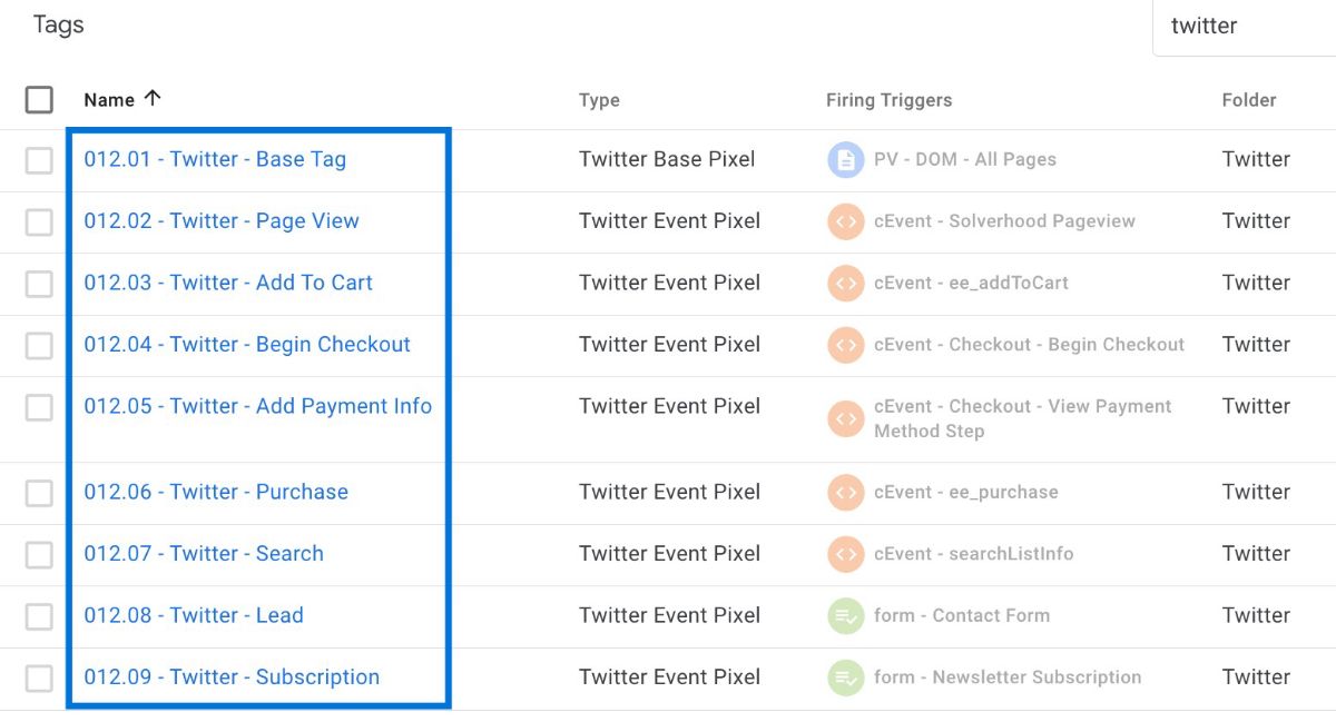 Twitter Pixels on Shopify - Analyzify