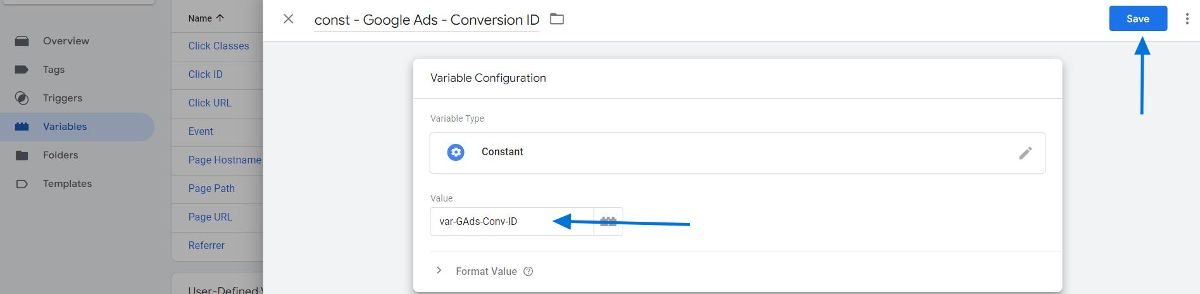 Enter Your Conversion ID