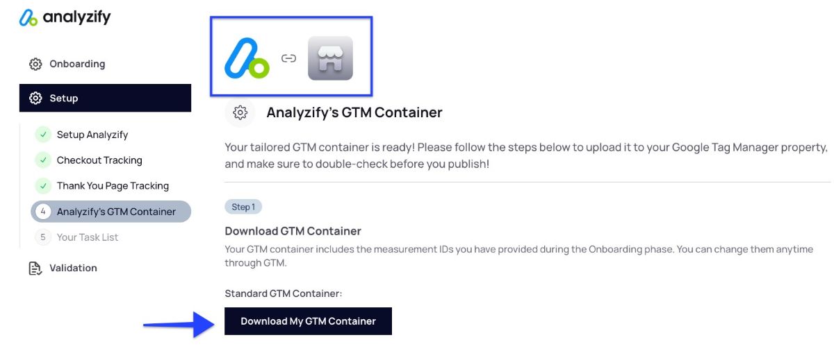 Download Analyzify's Container