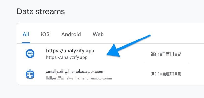 Choose a Data Stream