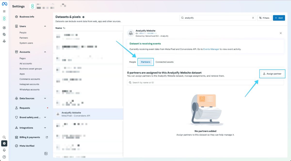 Click on Partners > Assign Partner