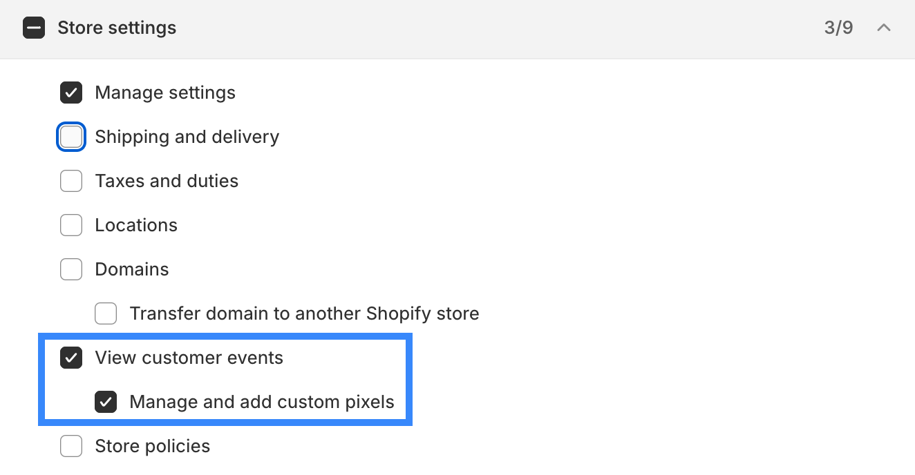 Update the permissions