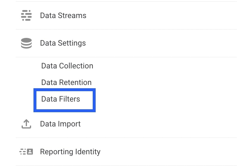 Data Filters - GA4 