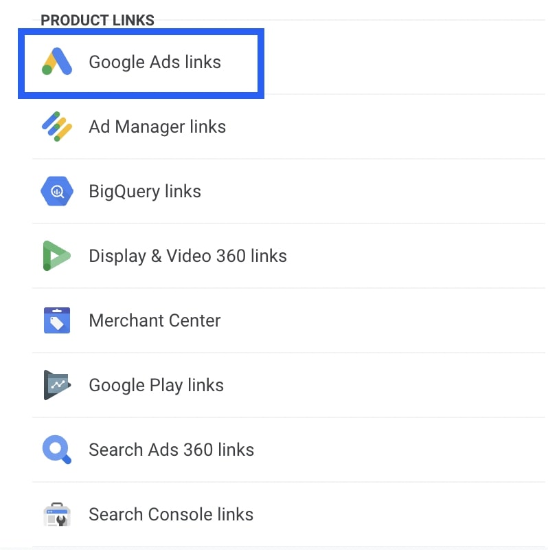 Google Ads Links