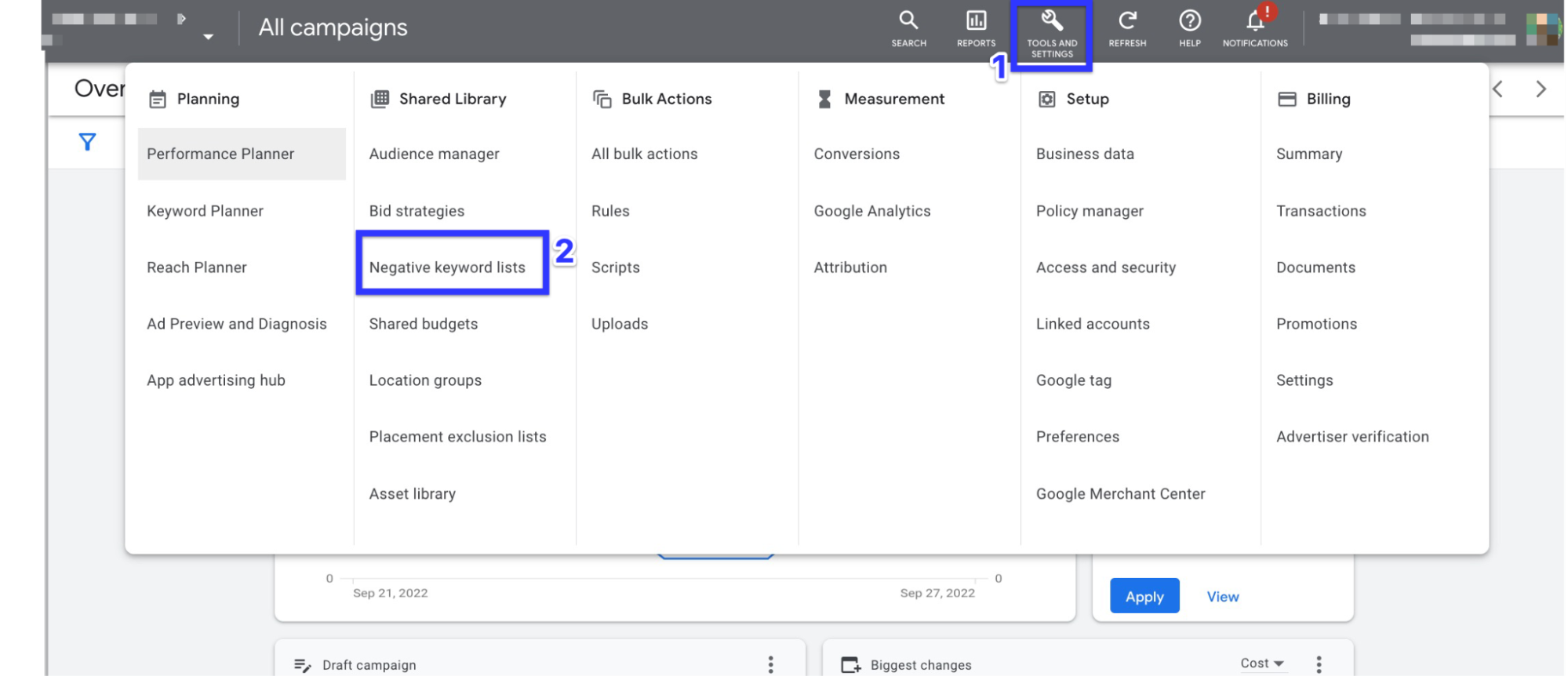 Log in to Google Ads