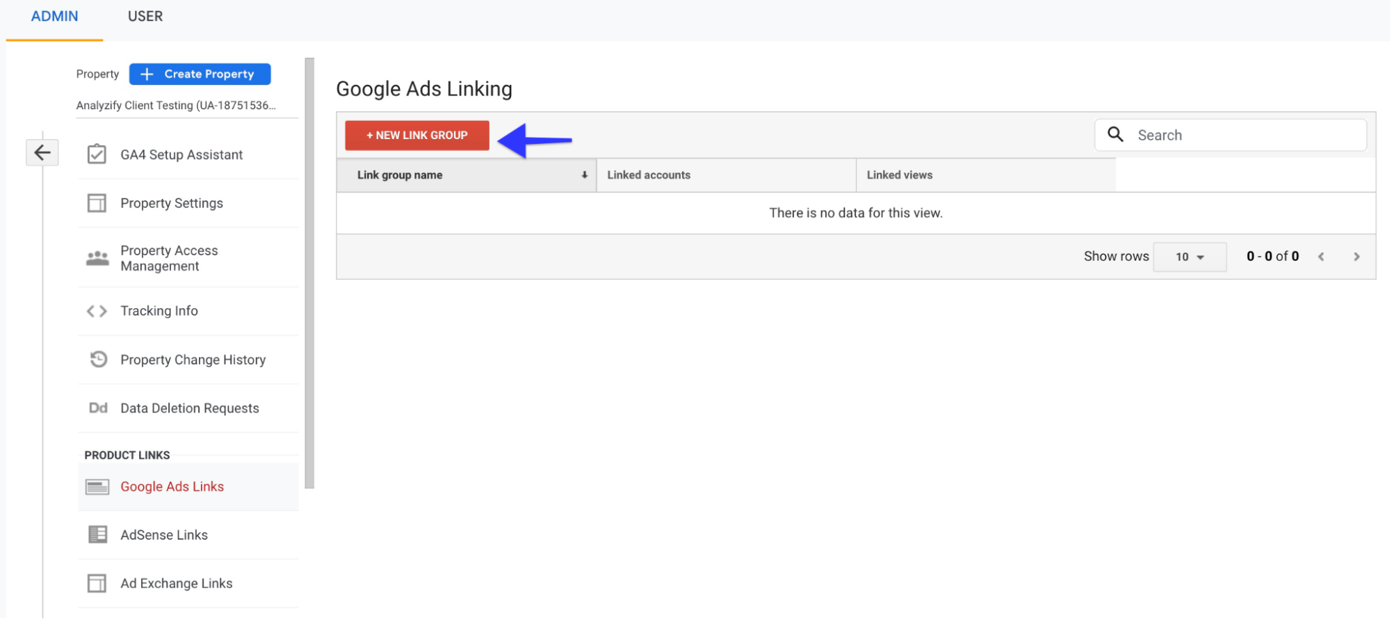 Google Ads Linking