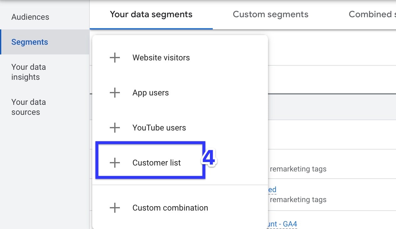 Customer List Google Ads