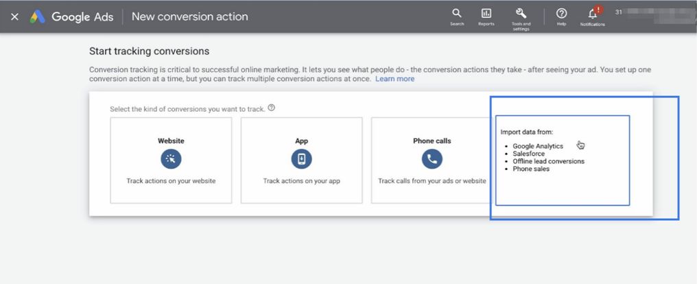 Choose Data Import Source