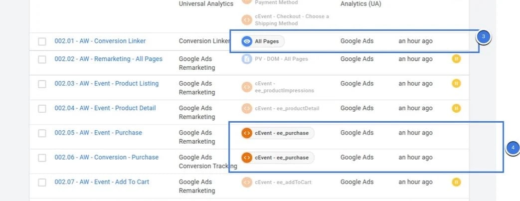 Pause / Unpause Tags & Publish Changes | Analyzify Docs