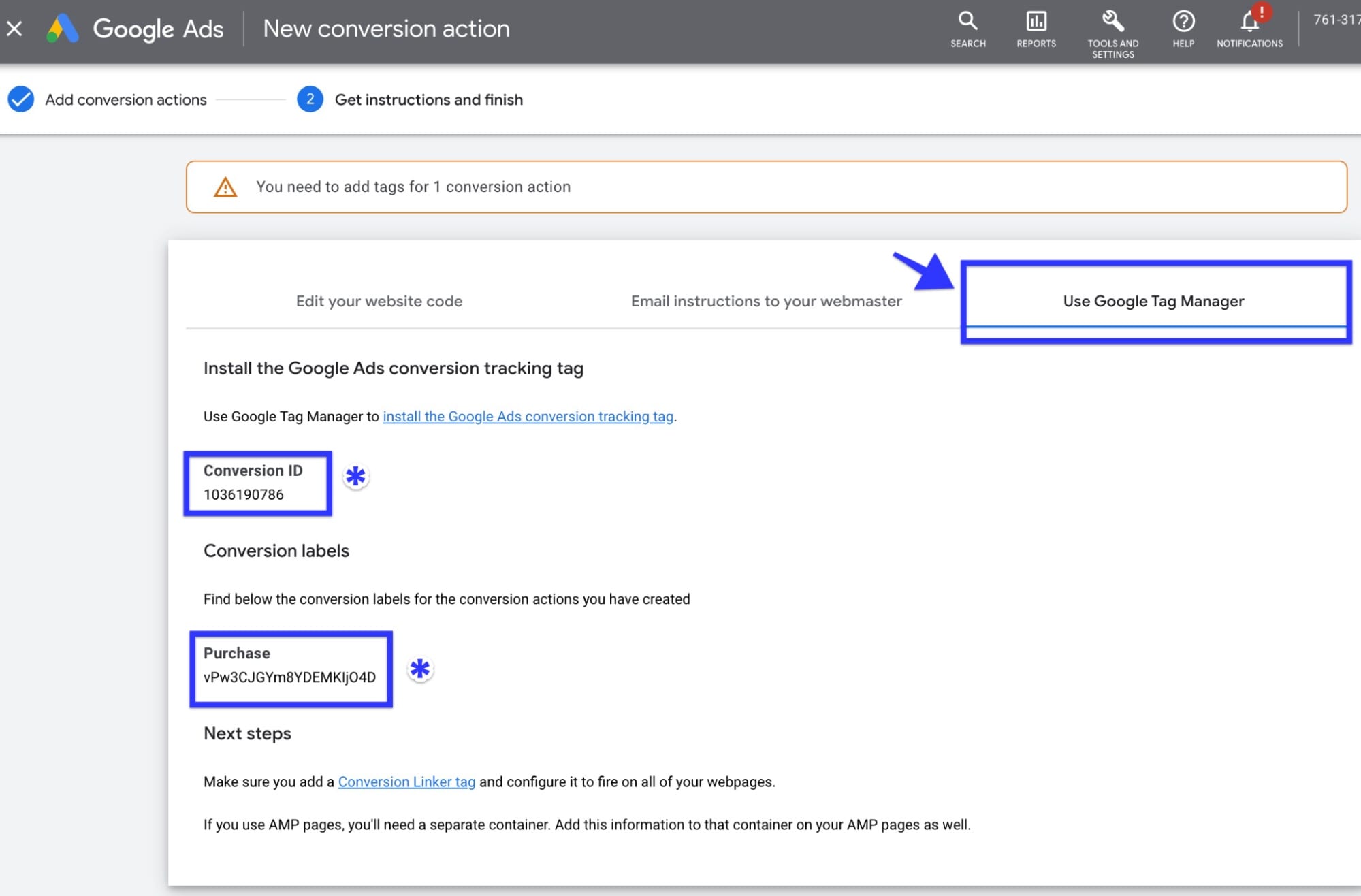 Use Google Tag Manager