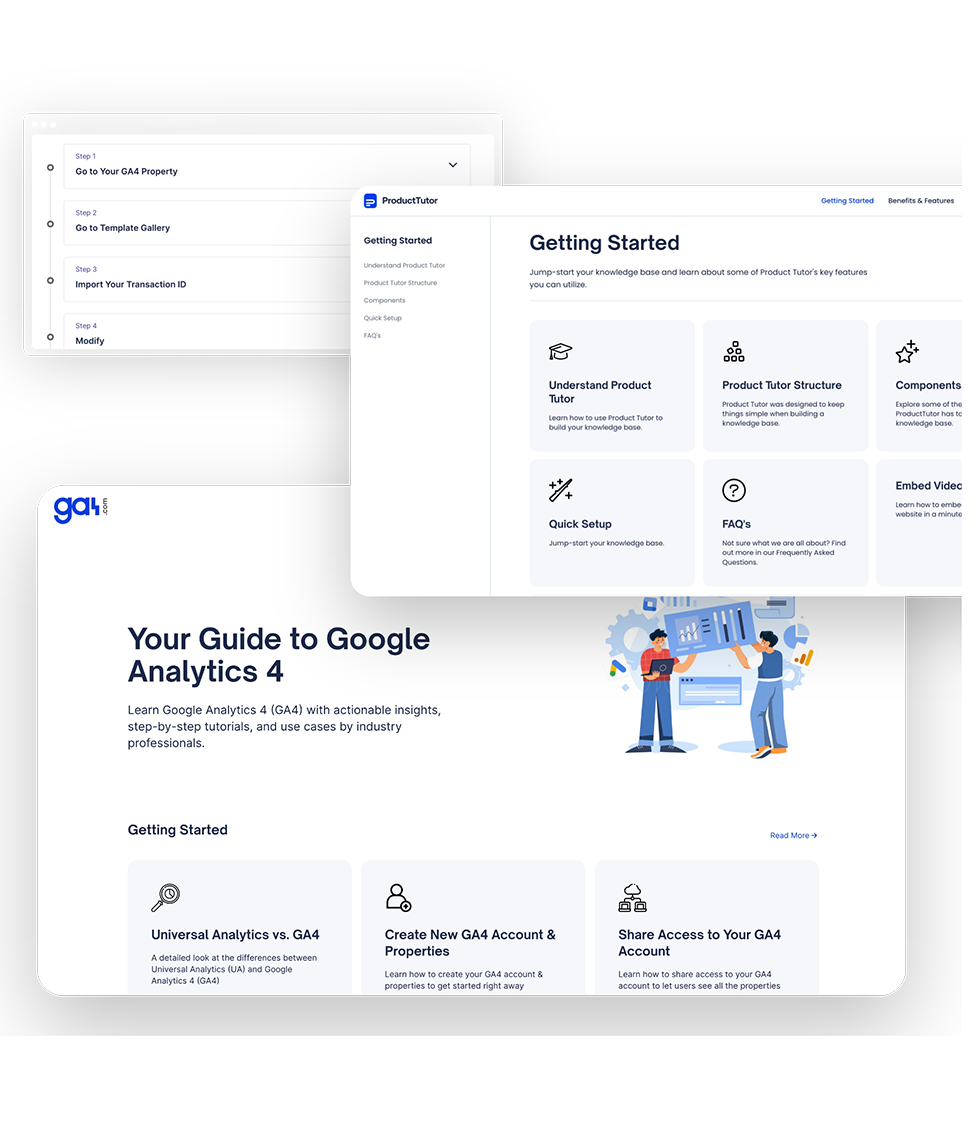 Product Tutor Features